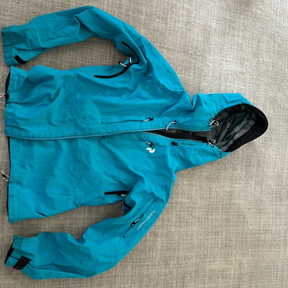 Peak Performance Teal Raincoat for Kids